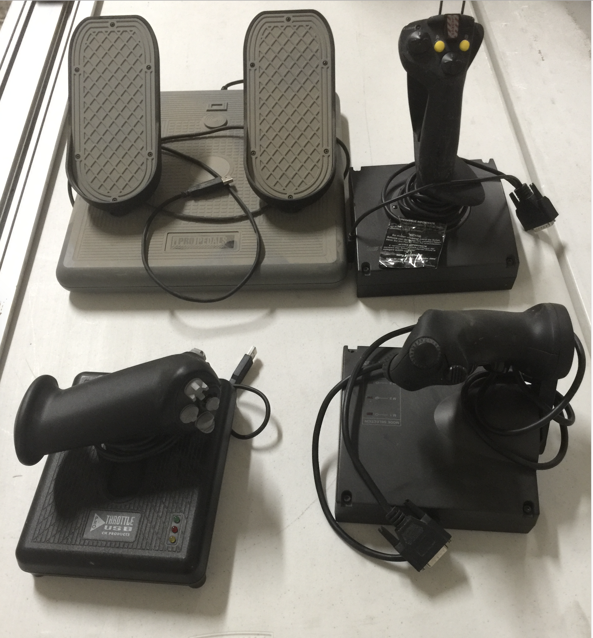 032<br> Four Game Controllers